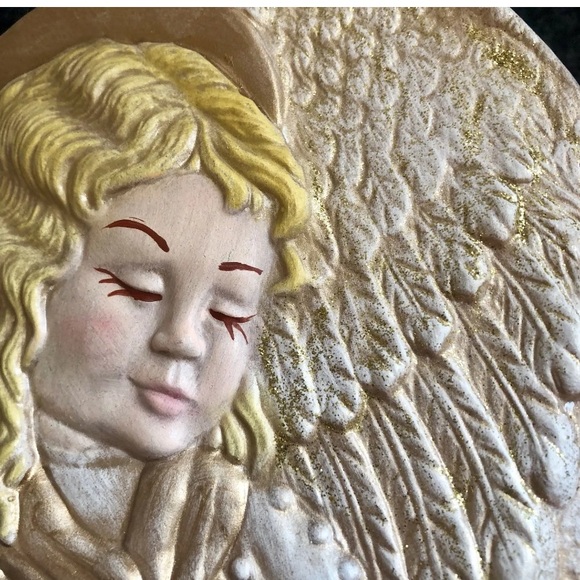 Porcelain Angel w/Violin Mail Envelope Holder - Picture 6 of 16